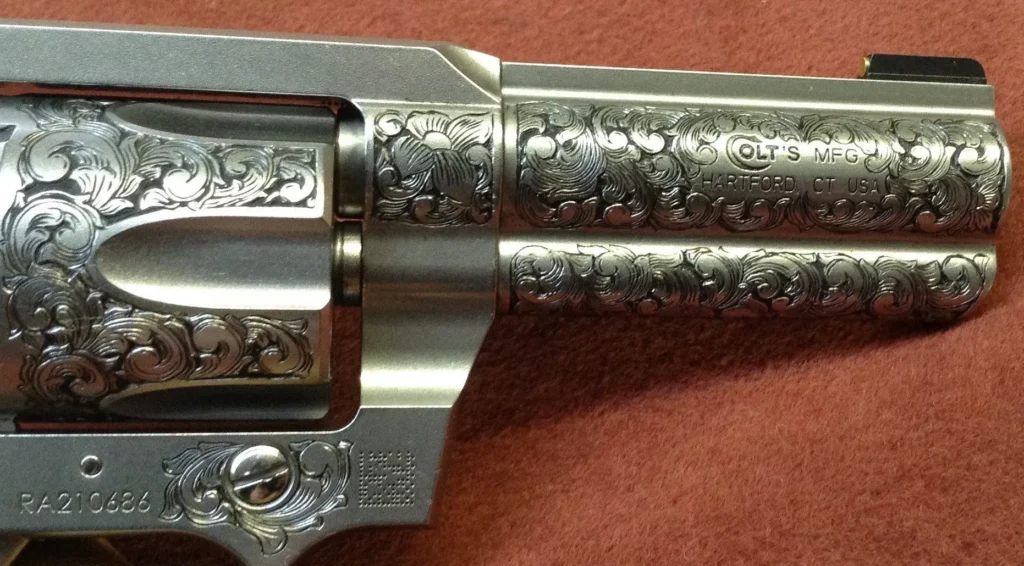 Custom gun engraving by Gus's Guns 11